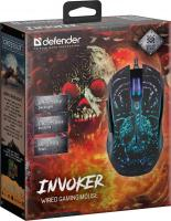Мышь игровая проводная Defender Invoker GM-947 черная