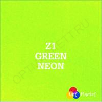 Термотрансферная пленка FLEX  Z1, ПВХ (Китай) - Зелёный НЕОН (50см х 1м), 10516