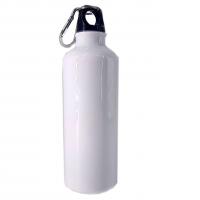 Фляжка-бутылка спортивная алюминиевая 500 мл (17oz), Стандарт, Белый